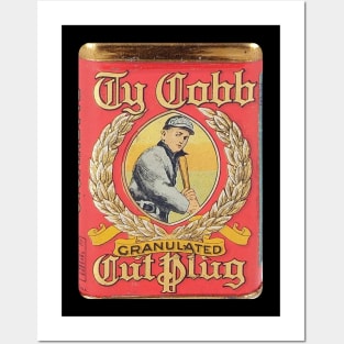 1909-1911 T206 White Border Ty Cobb Back Posters and Art